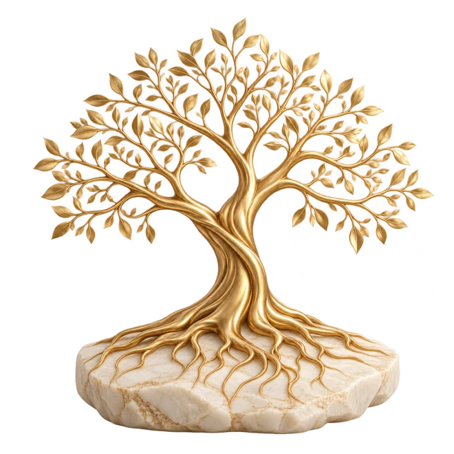 Editorial illustration: taproot